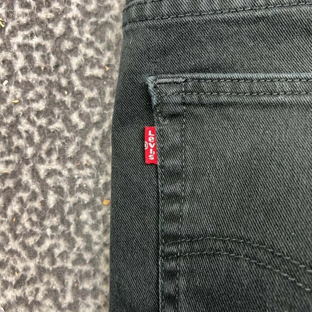 Levis 541 Jeans Men 48x29 Athletic Taper Black Stretch Denim Pocket